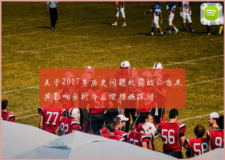 关于2017年历史问题处罚的公告及其影响分析与后续措施探讨